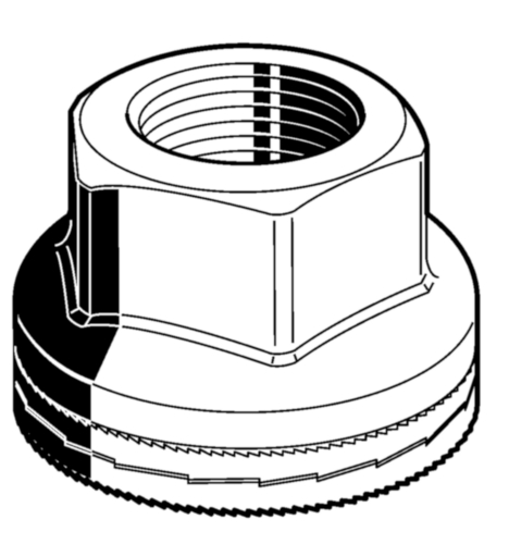 NORD-LOCK Hexagon wheelnut vibration proof MEF Steel Delta Protekt® 10 M22X1,5