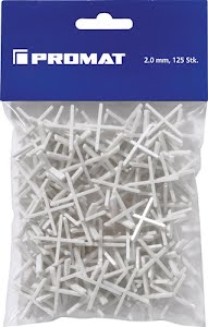 Promat Croisillonour carrelage 2 mm 125ièces/sachet