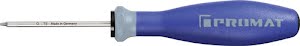 Screwdriver size T 10, blade length 80 mm 3-component handle round blade PROMAT