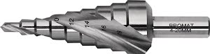 Step drill drill. range 4-20 mm HSS spiral-grooved no. of cutters 2 no. of steps