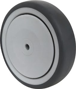 Spare wheel wheel dm 150 mm load cap. 100 kg rubber grey PROMAT