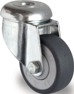 Swivel castor wheel dm 100 mm load cap. 100 kg PROMAT