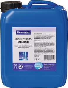 Promat Hoogwaardige snijolie 5 l vloeistofvat CHEMICALS