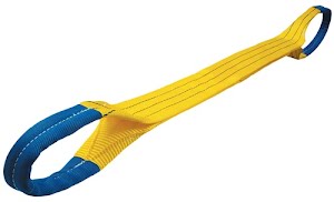 Lifting sling DIN EN 1492-1 length 4 m grey load-bearing cap. single 4000 kg DOLEZYCH