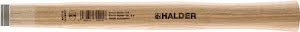 Soft faced hammer handle for head dm 40, 45 + 50 mm length 315 mm hickory HALDER