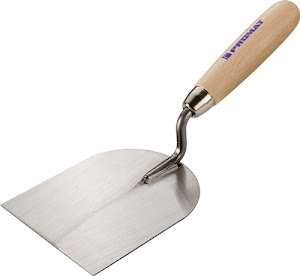 Promat Moulding trowel width 100 mm hardened, with beech handle steel