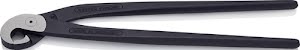 Knipex Tile Nibbling Pincer (Parrot Beak Pincer) black atramentized 200 mm
