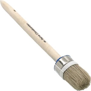 Ronde kwast maat 2 borstellengte 46 mm 20 mm lichte mixborstel, ruwe houten NÖLLE PROFI BRUSH