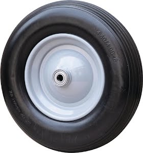 Polymer wheel wheel dm 400 mm wheel width 100 mm solid foam, incl. axle CAPITO