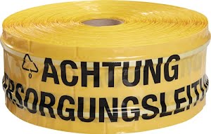 Cordon tape imprint: Caution Utility pipe/cable width 150 mm length 250 m MULTICOLL