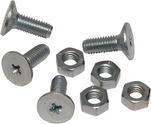 Grub screws galvanised steel L40xW40xH20 mm f. CAPITO