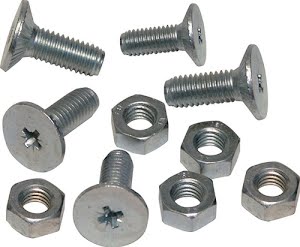 Grub screws galvanised steel L40xBxH20 mm f. CAPITO