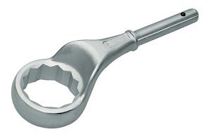 Gedore Heavy-duty ring spanner 2 A 46 width across flats 46 mm length 280 mm offset