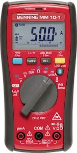 Digitale multimeter MM 10-1 0,1 mV-1.000 V True RMS BENNING