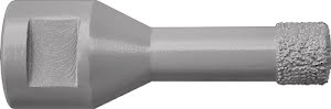 Diamond core bit diameter 12 mm length 35 mm suitable for tiles/ceramics M14 PRO