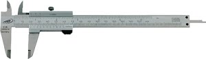 Pocket calliper gauge DIN 862 150 mm with locking screw rectangular HELIOS PREISSER