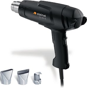 Hot air gun HL 1821 S KF set 1800 W 300/550 degC 350 / 450 l/min STEINEL