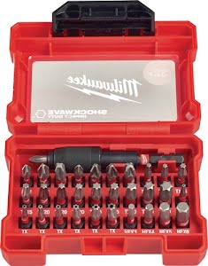 Assortiment d'embouts SHOCKWAVE™ 32 pièces PH/PZD/TX/6Kt. MILWAUKEE