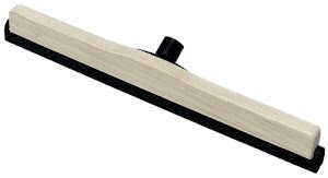 Floor squeegee length 600 mm wood with plastic handle holder