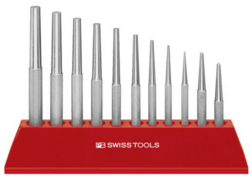 PB Swiss Průbojná sada v držáku 720.H, 11 kusů