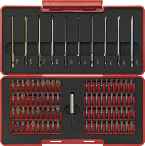 PB Swiss Standard Bit Set 1/4" C6,3 992, 90 piece in ToolBoxSL/PH/PZ/TX/INB