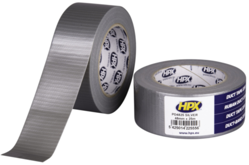 HPX 2200 Duct tape Zilver 48MMX25M PD4825