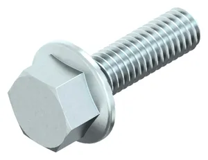 Hexagon flange bolt with toothed flange DIN ≈6921 Steel Zinc plated 100