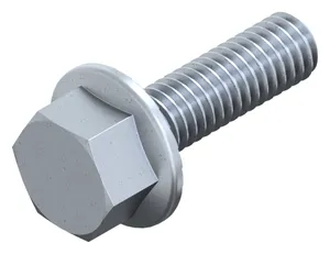 Hexagon flange bolt with toothed flange DIN ≈6921 Steel Zinc flake Cr<sup>6+</sup>free - ISO 10683 flZnnc 90