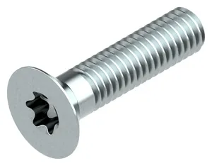 Hexalobular socket countersunk head screw ISO ≈10642 Steel Zinc plated 08.8