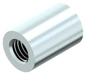 Round connection nut Free-cutting steel Zinc plated