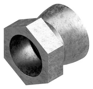 SECURITY Shear nut oversized Steel Hot dip galvanized oversized