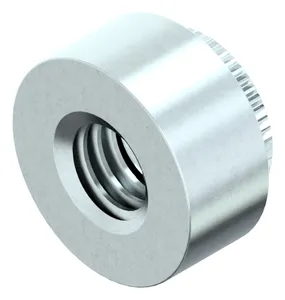 Round rivet bush Steel Zinc plated