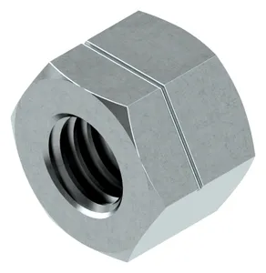 Prevailing torque type hexagon nut, all metal H130-ESN Steel Zinc plated