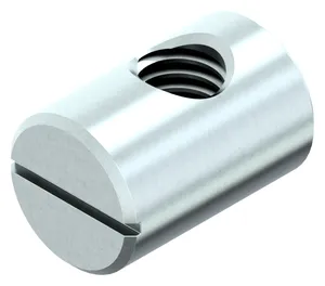 Slotted cross dowel type Q Steel Zinc plated