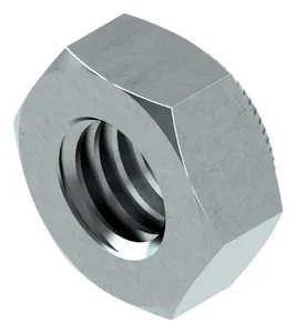 Hex press nut Steel Zinc plated 6