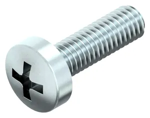 Cross recessed raised cheese head screw DIN 7985-H Steel Zinc plated 4.8