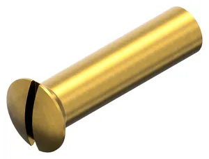 Sleeve nut for door fittings Brass