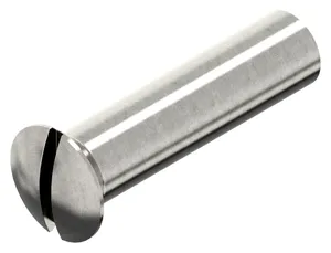 Sleeve nut for door fittings Brass Nickel plated