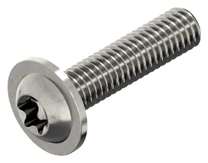 Hexalobular socket button head screw with flange ISO ≈7380-2 Stainless steel A2 M5X5