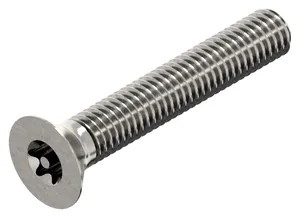 SECURITY Hexalobular socket countersunk head screw with pin Stainless steel A2 50