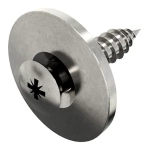 Woodscrew with washer 20mm Pozidriv Stainless steel A2 ring ø=20mm 4,5X40X20MM