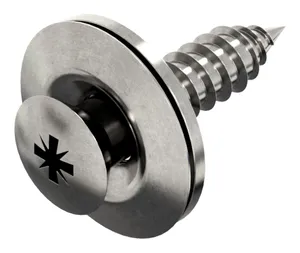 Tornillo para madera/3TG arandela PZ Acero inoxidable (Inox) A2 anillo ø=15mm