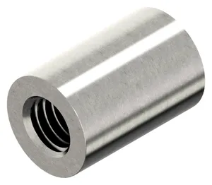 Round connection nut Stainless steel A4 50