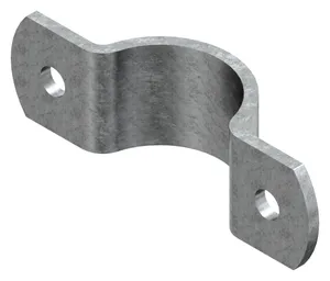 Half pipe clamp Steel Hot dip galvanized