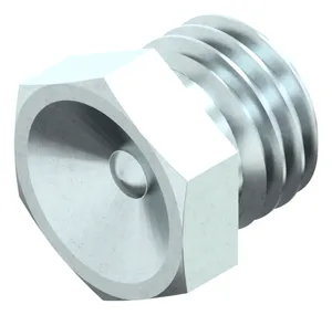 Lubricating nipple, cupped type DIN 3405 A Steel Zinc plated