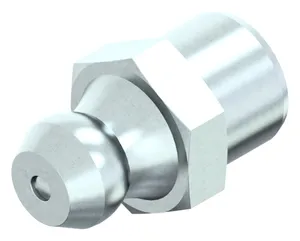 Lubricating nipple, cone type, drive-in Steel Zinc plated