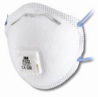 3M Half mask respirator face seal 8833 8833 WITH EXH.VALVE