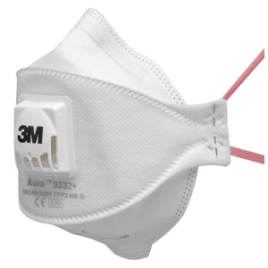 3M Half mask respirator 9332+ White With Exhalation Valve 10 pieces