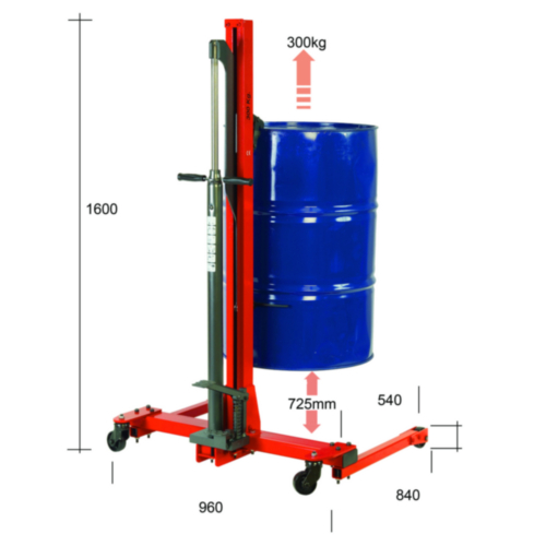 RODA DRUM LIFTCLAMP        RQDD300-DOLLY