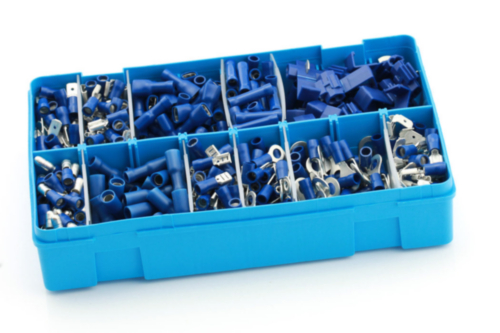 Ripca Cable lug kit blue (440 pcs)